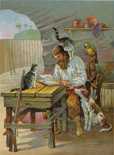 Robinson Crusoe evde kalede by English School