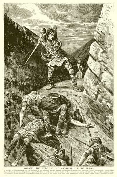 Roland, Fransa Ulusal Destanının Kahramanı by English School