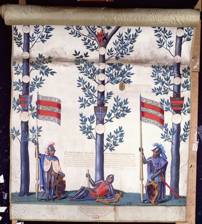 Egerton Ailesinin Silah ve Soyağacı by English School