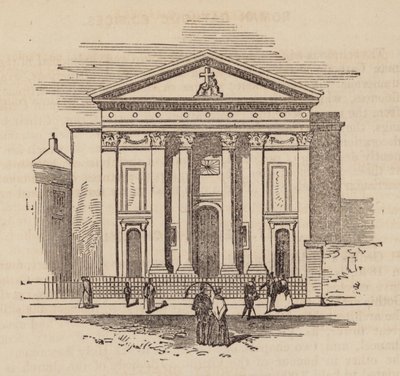 Roma Katolik Şapelleri (gravür) by English School
