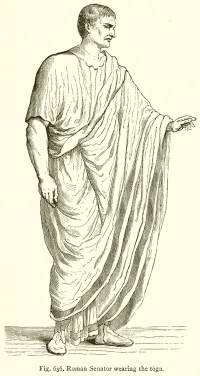 Toga giyen Romalı Senatör by English School