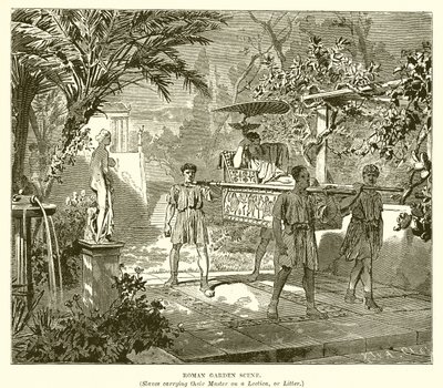 Roma bahçe sahnesi by English School