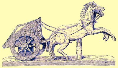 Romalı yarış arabası, Edward Ollier tarafından yayınlanan Cassells Illustrated Universal History