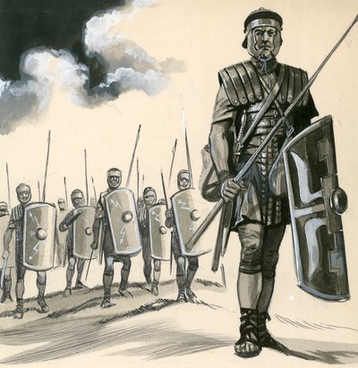 Romalı asker by English School