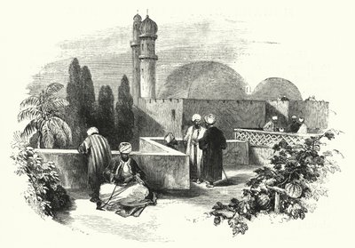 Çatı terası (gravür) by English School