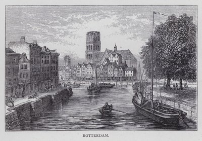 Rotterdam (gravür) by English School