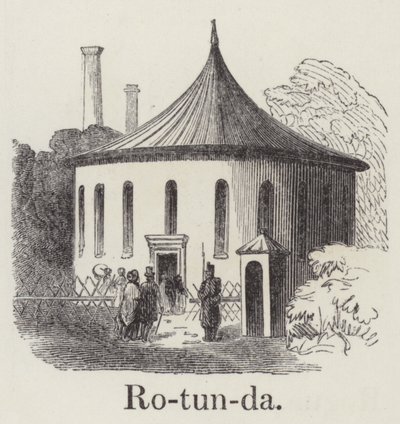 Rotunda (engraving) by English School