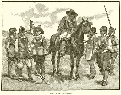 yuvarlak kafalı askerler by English School