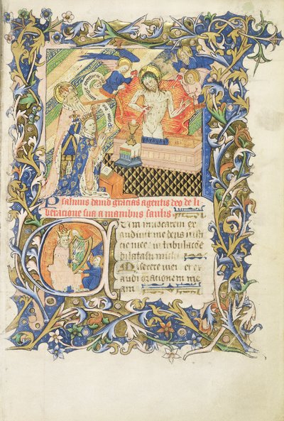 Roy 2 B I f.8 Gloucester Humphrey Duke Psalter
