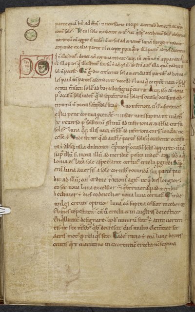 Royal 13. A.XI, f.55vGüneş ve Ay