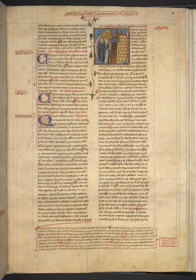 Royal 6 E VI, f. 232, Capella (Şapel), c.1360-75 (parşömen) by English School