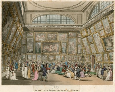Kraliyet Akademisi: Sergi Odası, Somerset House, Londra by English School