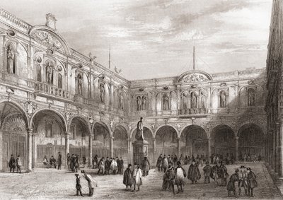 Royal Exchange, Londra, İngiltere by English School