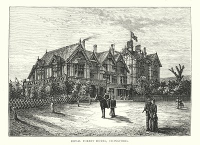 Royal Forest Hotel, Chingford (gravür) by English School