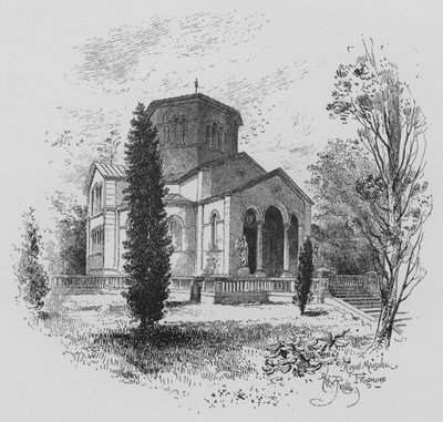 Kraliyet Mozolesi, Frogmore (gravür) by English School