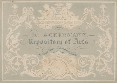 Rudolph Ackermann, Ticari Kart, kabartmalı Dobbs by English School
