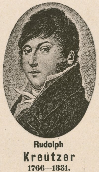 Rudolph Kreutzer (gravür) by English School