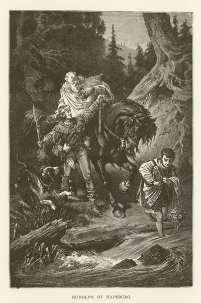 Habsburglu Rudolf by English School
