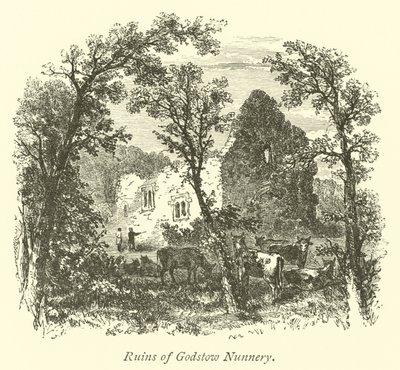 Godstow Manastırı Harabeleri by English School
