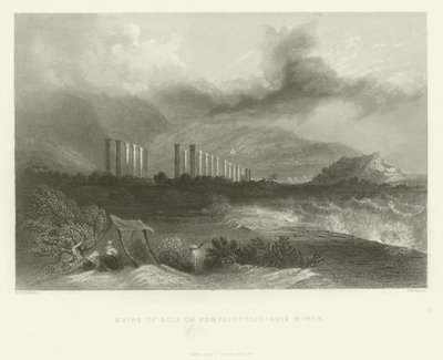Soli veya Pompeiopolis Harabeleri, Küçük Asya, 1837 by English School
