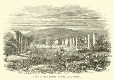 Manaşşe, Samiriye Tapınağı kalıntıları by English School