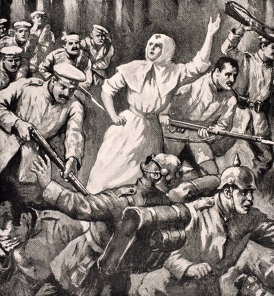 Rus hemşire Mira Miksailovitch Ivanoff, 1915