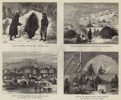 Rus Türk Savaşı (gravür) by English School