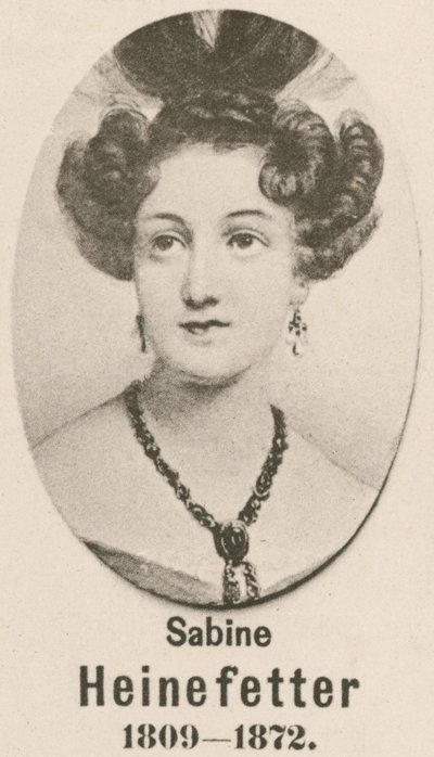 Sabine Heinefetter (gravür) by English School