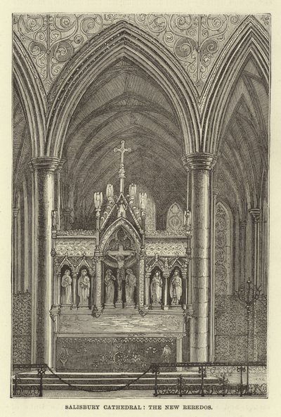 Salisbury Katedrali, yeni reedos by English School