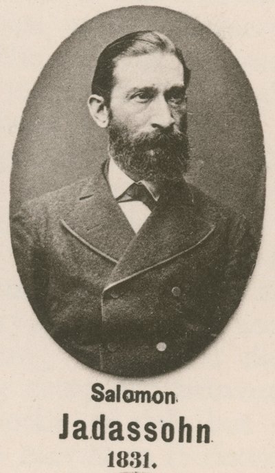 Salomon Jadassohn (gravür) by English School