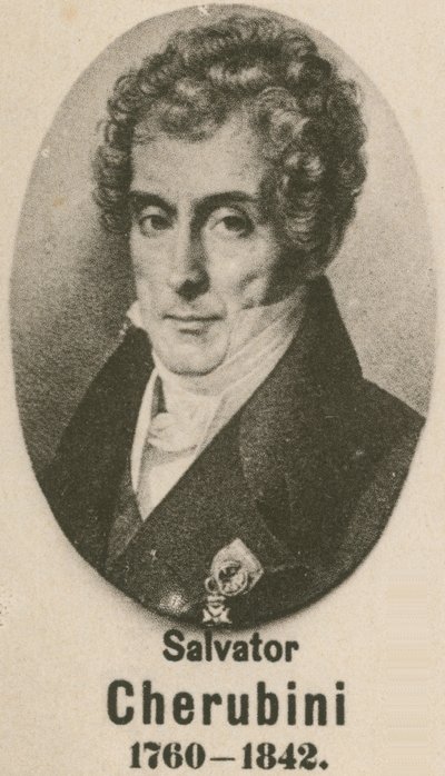 Salvator Cherubini (gravür) by English School