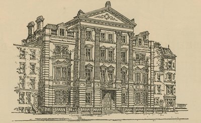 Kadınlar ve Çocuklar için Samaritan Ücretsiz Hastanesi, Lower Seymour Street, Portman Street, Londra by English School