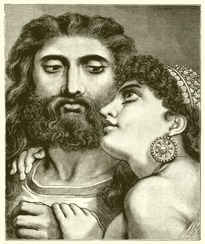 Samson ve Delilah by English School
