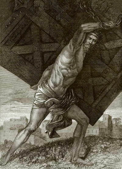 Samson, Gazze şehrinin kapılarını kaldırıyor by English School