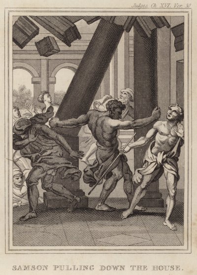 Samson Evi yıkıyor by English School