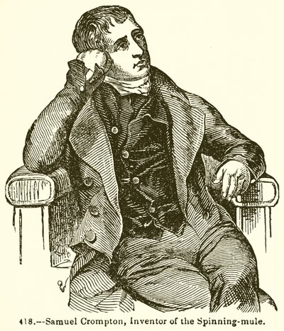 Samuel Crompton, Eğirme Katırının Mucidi by English School