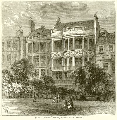 Samuel Rogers Evi, Green Park Önü by English School