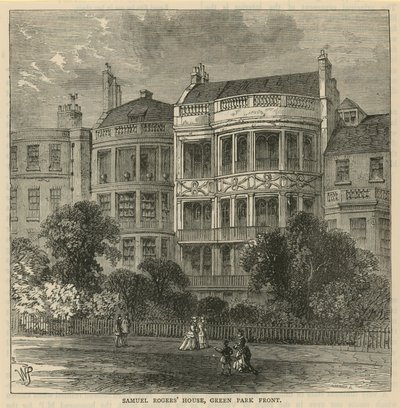 Samuel Rogers Evi, Green Park önü by English School