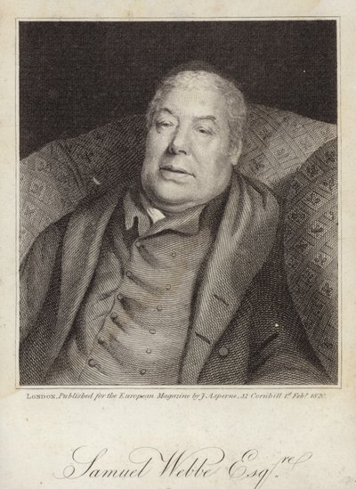Samuel Webbe, İngiliz besteci by English School