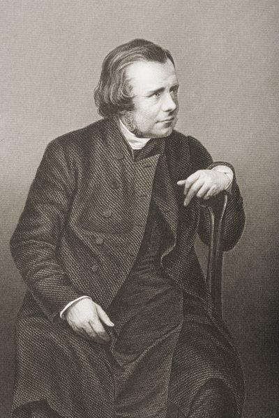 Samuel Wilberforce (1805-73) (taş) by English School