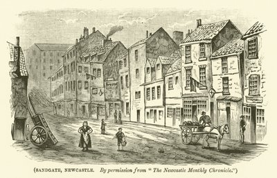 Sandgate, Newcastle (gravür) by English School