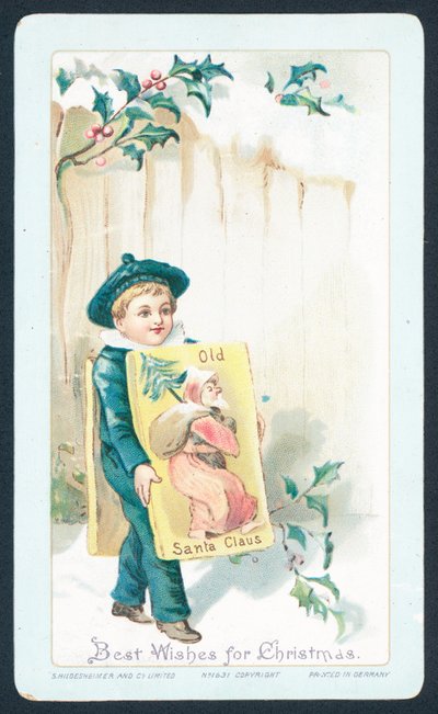 Sandviç Çocuk reklamı Eski Noel Baba, Noel Kartı by English School