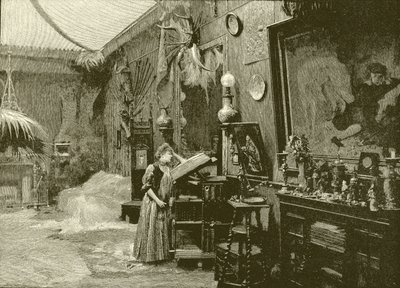 Sarah Bernhardt stüdyosunda by English School