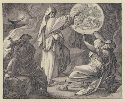 Saul (gravür) by English School