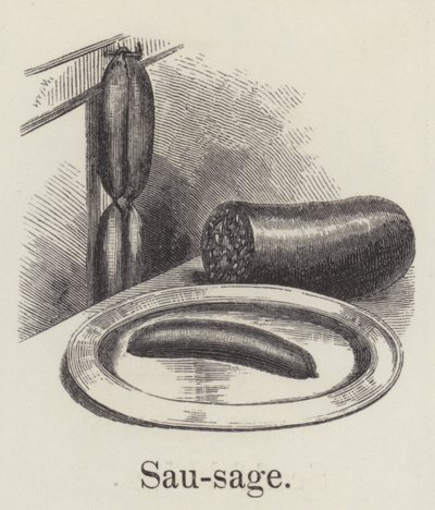 Sosis (gravür) by English School