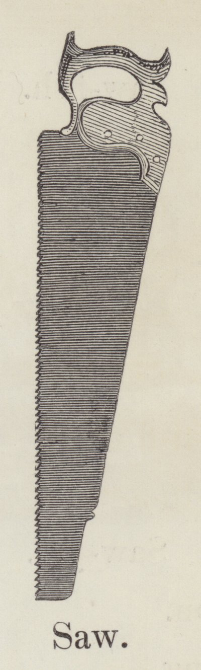 Testere (gravür) by English School