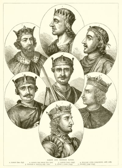 Sakson ve Norman Kralları by English School
