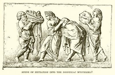 Dionysos Gizemlerine İnisiyasyon Sahnesi by English School