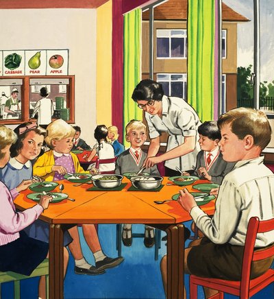 okul yemeği bayan by English School