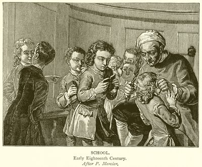 Okul. Erken Onsekizinci Yüzyıl by English School